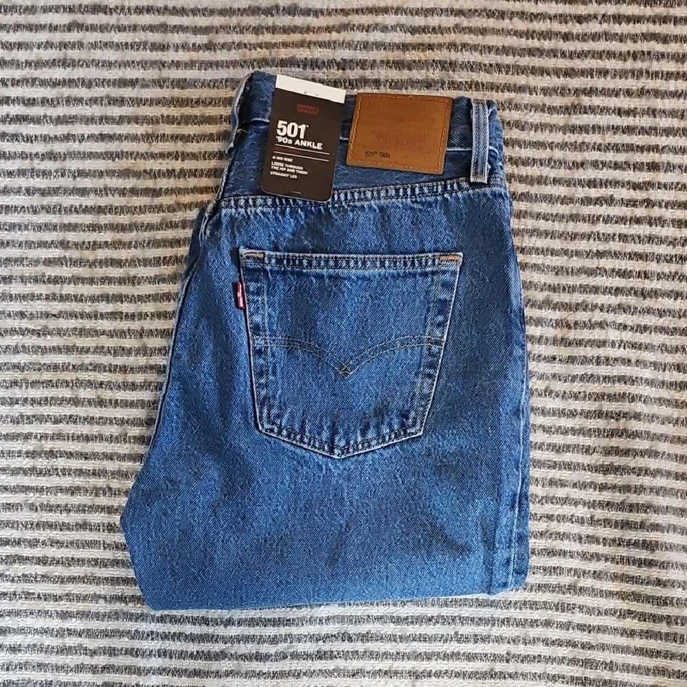 Levi's 501 Straight Fit Denim Jeans
